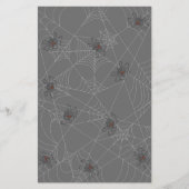 Halloween spiders web and pumpkins flyer (Voorkant)