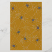 Halloween spiders web and pumpkins flyer (Achterkant)