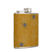 Halloween spiders web and pumpkins heupfles (Rechts)