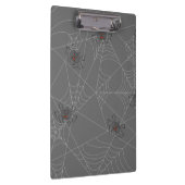 Halloween spiders web and pumpkins klembord (Rechts)