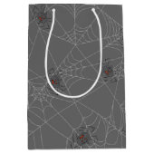 Halloween spiders web and pumpkins medium cadeauzakje (Voorkant)