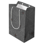 Halloween spiders web and pumpkins medium cadeauzakje (Achterkant Gekanteld)