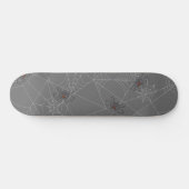 Halloween spiders web and pumpkins persoonlijk skateboard (Horizontaal)