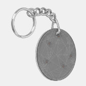 Halloween spiders web and pumpkins sleutelhanger (Voorkant Links)
