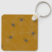 Halloween spiders web and pumpkins sleutelhanger (Achterkant)