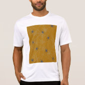 Halloween spiders web and pumpkins t-shirt (Voorkant)