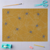 Halloween spiders web and pumpkins tissuepapier (Craft)