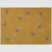 Halloween spiders web and pumpkins tissuepapier (Voorkant)