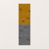 Halloween spiders web and pumpkins visitekaartje (Buitenkant ongevouwen)