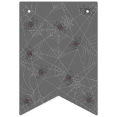 Halloween spiders web and pumpkins vlaggetjes (Derde vlag)