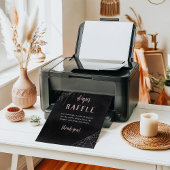 Halloween Spiderweb Baby Shower Diaper Raffle Sign Poster