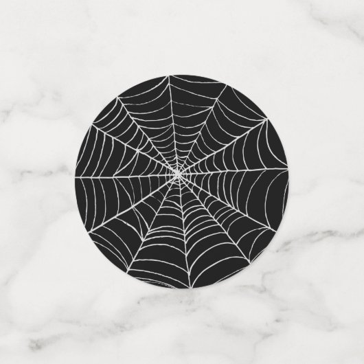 Halloween Spiderweb Confetti (Kleine voorkant)
