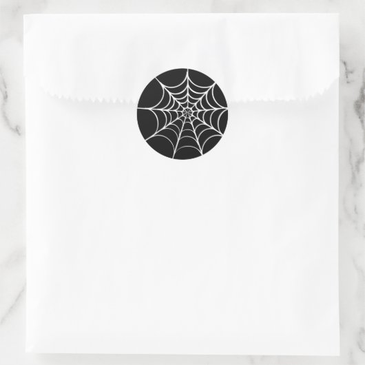 Halloween Spiderweb Envelop Sticker Seal (Tas)
