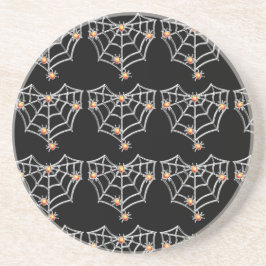 Halloween Spiderweb Onderzetter (zwart)