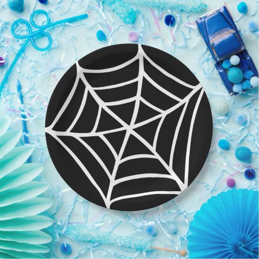 Halloween Spiderweb Papier Bord (Feest)