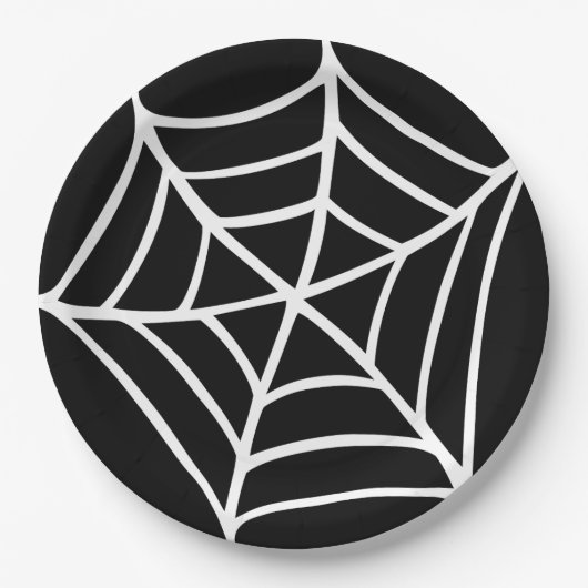 Halloween Spiderweb Papier Bord (Voorkant)