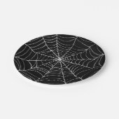 Halloween Spiderweb Papieren Bordje (Gekanteld)