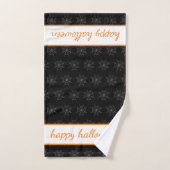 Halloween Spiderweb Patroon Badkamer Handdoek Set (Handdoek)