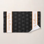 Halloween Spiderweb Patroon Badkamer Handdoek Set (Handdoek)