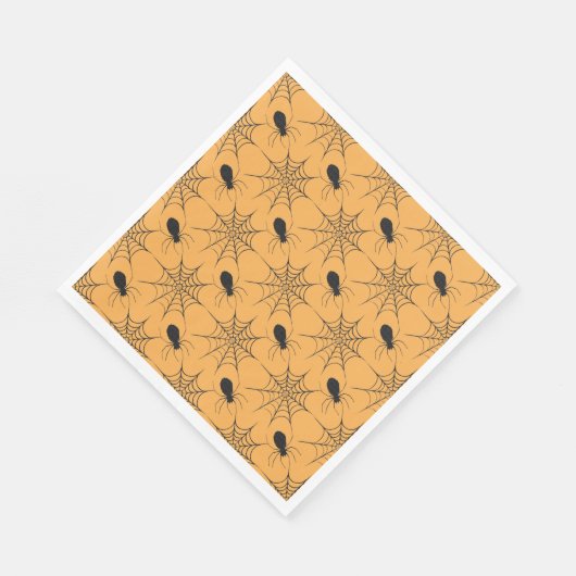 Halloween Spiderweb Pattern Servet (Hoek)