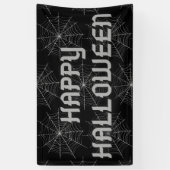 Halloween Spiderweb Spandoek (Verticaal)