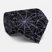 Halloween Spiderwebs Necktie Stropdas (Opgerold)