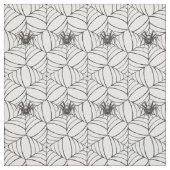 Halloween Spin Cobweb Licht Griezelfeest Patroon Stof (Swatch)
