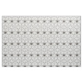 Halloween Spin Cobweb Licht Griezelfeest Patroon Stof (Fat Quarter)