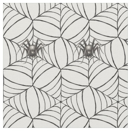 Halloween Spin Cobweb Licht Griezelfeest Patroon Stof (Close Up)