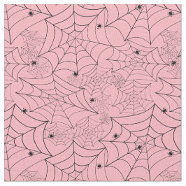 Halloween Spin Web Pastel Roze Spinnenweb Stof