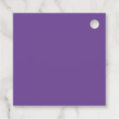 Halloween Spin Web Trick or treat Monogram Bedankjes Labels (Achterkant)