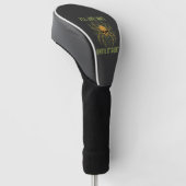 Halloween Spinnekop Schedel Stil Golfheadcover (Schuin)