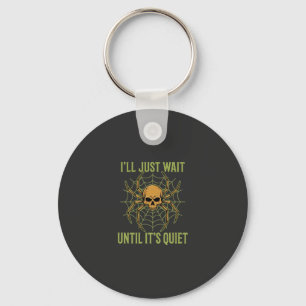 Halloween Spinnekop Schedel Stil Sleutelhanger