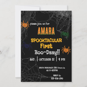Halloween Spinnen Verjaardag Halloween Kaart