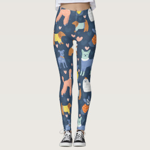 Halloween Spinnen Web: Naadloos Patroon Leggings