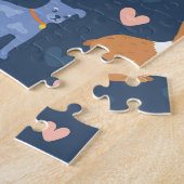Halloween Spinnen Web: Naadloos Patroon Legpuzzel (Zijkant)