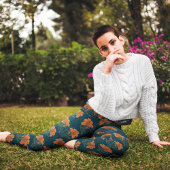 Halloween, Spinnen, Webs, Oranje Lelie, Dark Whims Leggings