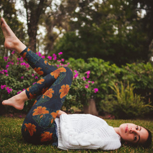 Halloween, Spinnen, Webs, Oranje Lelie, Dark Whims Leggings
