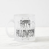Halloween Spinnenvingers en Web Matglas Koffiemok (Links)