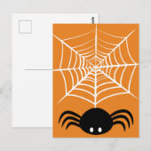 Halloween Spinnenweb Briefkaart (Voorkant / Achterkant)