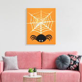 Halloween Spinnenweb  Canvas Afdruk (Insitu (Woonkamer))