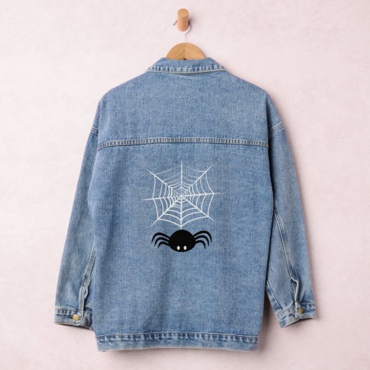 Halloween Spinnenweb Denim Jacket (Hangar)