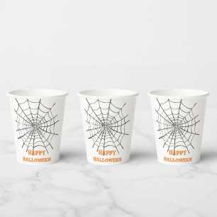 Halloween Spinnenweb en Oogballen Papieren Bekers