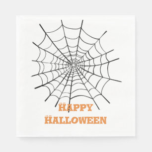 Halloween Spinnenweb en Oogballen Servet
