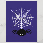 Halloween Spinnenweb  Flyer (Voorkant)