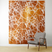 Halloween Spinnenweb Foto Achtergrond Tapijt Wandkleed (In situ)