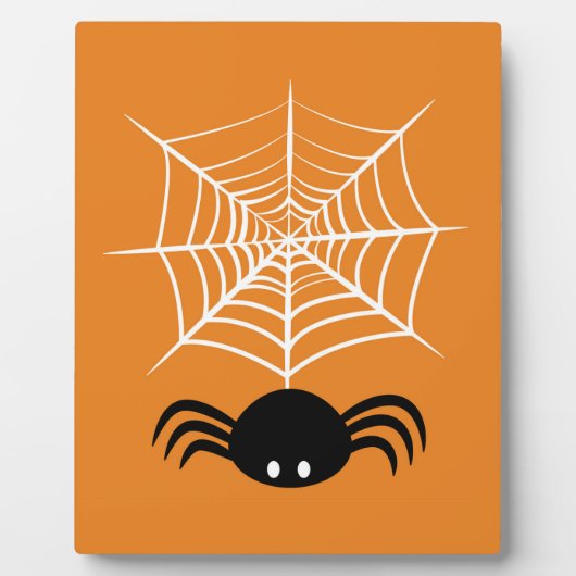 Halloween Spinnenweb Fotoplaat (Voorkant)