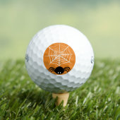Halloween Spinnenweb Golfballen (Insitu Shirt)
