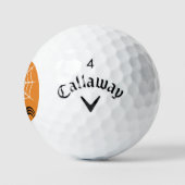 Halloween Spinnenweb Golfballen (Logo)