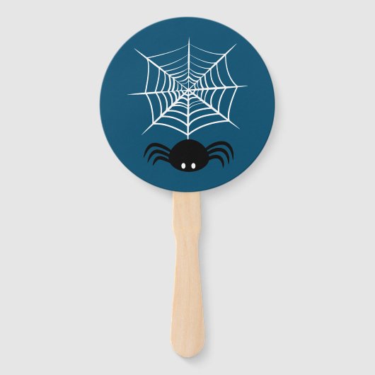 Halloween Spinnenweb Handwaaier (Achterkant)